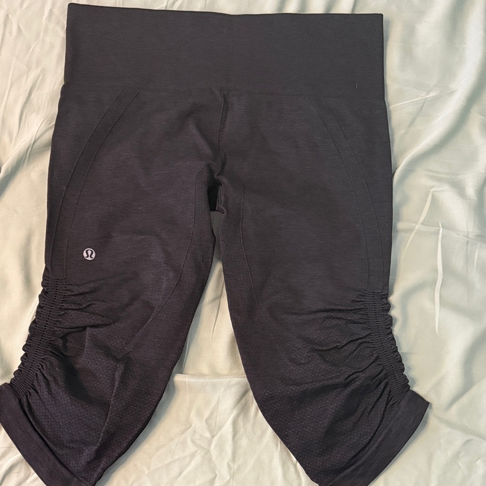 Lululemon Athletica Charcoal Biker Shorts